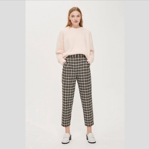 Topshop Pants - Topshop Checked Pant